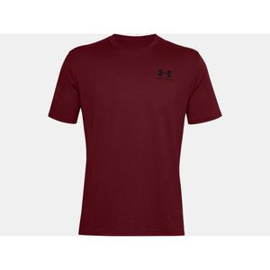 1326799-019-koszulka-under-armour-sportstyle-left-chest-logo-szary-czarny-cetkowany