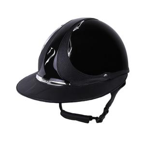 ecl-premg-cla-black-damski-klasyczny-blyszczacy-kask-jezdziecki-antares-shagreen-premium-eclipse-czarny