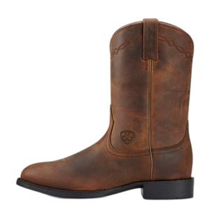 10000797-damskie-skorzane-buty-western-ariat-heritage-roper-brazowy