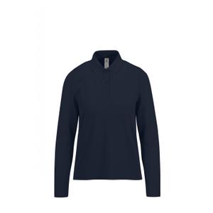 cgpw464-navy-damska-koszulka-polo-z-dlugim-rekawem-b-c-210-marynarka