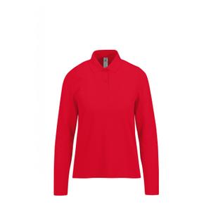 cgpw464-red-damska-koszulka-polo-z-dlugim-rekawem-b-c-210-czerwony