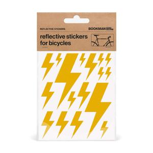 722337-zestaw-naklejek-odblaskowych-na-rower-lightning-bookman-zolty-9-5x11-5-cm