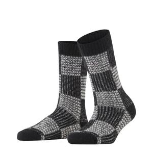 27181-3000-skarpetki-do-butow-damskich-burlington-charming-checks-czarny-36-41
