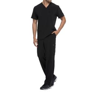 dke645-black-t-shirt-z-dekoltem-w-ksztalcie-litery-v-dickies-medical-czarny