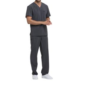 dke645-pewter-t-shirt-z-dekoltem-w-ksztalcie-litery-v-dickies-medical-miedziany-szary