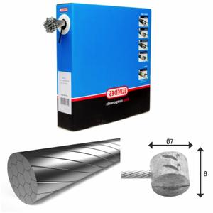 6426rvs-slick-box-kable-hamulcowe-1x19-stal-nierdzewna-slick-o1-5mm-glowica-t-o7x6-elvedes-x100-srebro-2000-mm