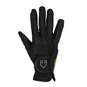 etw03001-black-rekawice-d-equitation-avec-logo-paillete-femme-equestro-d-czarny