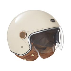 casqesmart2creme-kask-motocyklowy-jet-exklusiv-smart-2-krem-nablyszczajacy