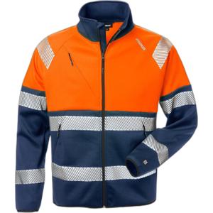 129509-271-bluza-o-wysokiej-widocznosci-klasa-1-fristads-4517-ssl-pomaranczowy-o-wysokiej-widocznosci-granatowy