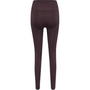 210492-8016-damskie-wysokie-legginsy-hummel-tif-brazowy