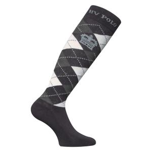 0205093013-7554-damskie-skarpety-jezdzieckie-hv-polo-argyle-charcoal-m-grey-m-soft-blue