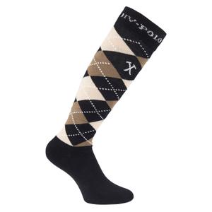 0205093013-9581-damskie-skarpety-jezdzieckie-hv-polo-argyle-black-taupe-creme