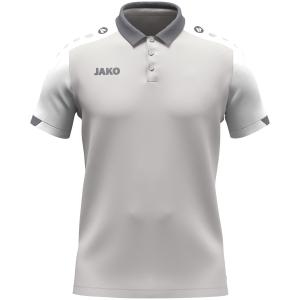 6370-u-837-polo-jako-dynamic-gris-clair-blanc-gris-pierre