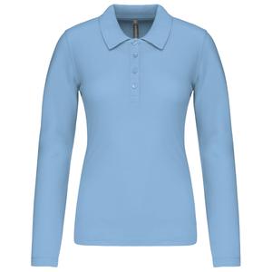 k257-skyblue-polo-damskie-z-dlugim-rekawem-kariban-pique-blekit-nieba