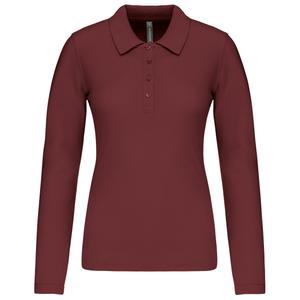 k257-wine-polo-damskie-z-dlugim-rekawem-kariban-pique-burgundowa-czerwien