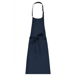 k8000-navy-fartuch-kariban-polycoton-sans-poche-granatowy-tu