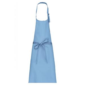 k8000-skyblue-fartuch-kariban-polycoton-sans-poche-blekit-nieba-tu
