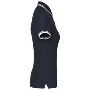k273-navy-white-damska-koszulka-polo-w-paski-kariban-granatowy-bialy
