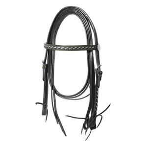 br00086-black-oglowia-westernowe-do-jazdy-konnej-z-linka-i-wodzami-lakota-czarny