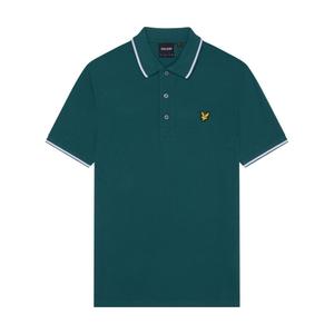 sp1524vog-x211-podkoszulek-z-lamowka-lyle-scott-malachite-green-white