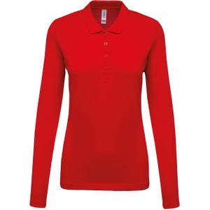 k257-red-polo-damskie-z-dlugim-rekawem-kariban-pique-czerwony