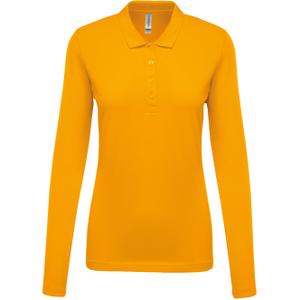 k257-yellow-polo-damskie-z-dlugim-rekawem-kariban-pique-zolty