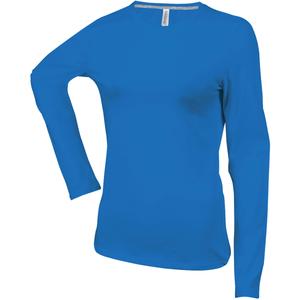 k383-lightroyalblue-damska-koszulka-z-dlugim-rekawem-kariban-col-rond-blekit-krolewski