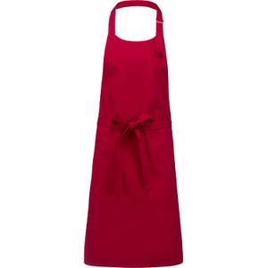 k8000-red-fartuch-kariban-polycoton-sans-poche-czerwony-tu