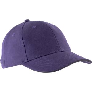 kp011-purple-darkgrey-czapka-k-up-orlando-6-panneaux-fiolet-ciemna-zielen-tu