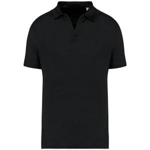 sp220-black-lniana-koszulka-polo-spasso-czarny