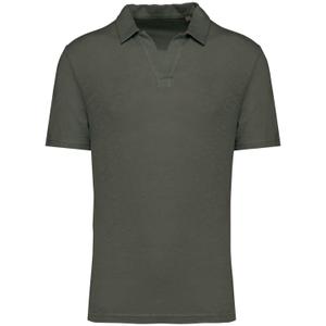 sp220-organickhaki-lniana-koszulka-polo-spasso-sp220-organiczny-khaki