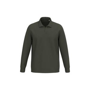 sp901-organickhaki-koszulka-polo-z-kolnierzykiem-spasso-organiczny-khaki