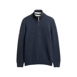 m6110706a-11s-wciagana-bawelniana-bluzka-z-kolnierzykiem-typu-camionneur-superdry-granatowy