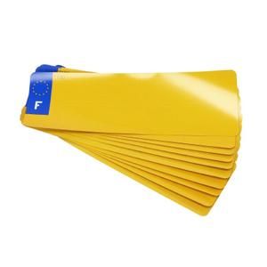 5042-zestaw-10-spersonalizowanych-paskow-na-tablice-rejestracyjne-z-euro-top-plaq-zolty-275x90-mm
