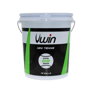 uwb110-pilka-tenisowa-z-wiadrem-72-pilek-uwin-stage-1-zielony-tu