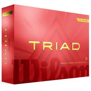 wg2009002-pilki-do-golfa-treningowe-wilson-triad-x12-zolty-tu